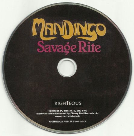 Mandingo - Savage Rite (1977) (2012)