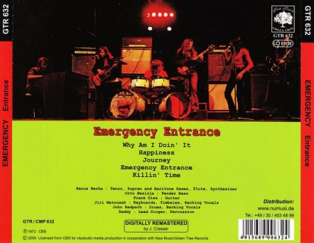 Emergency - Entrance (1972) (2005) Lossless