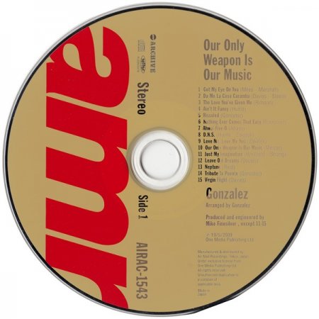 Gonzalez - Our Only Weapon Is Our Music (1975) (Japan Remastered, 2009) Lossless