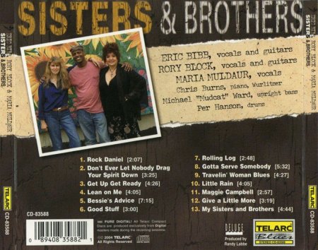 Eric Bibb, Rory Block, Maria Muldaur – Sisters & Brothers (2004) Lossless Eric Bibb, Rory Block, Maria Muldaur – Sisters & Brothers (2004) Lossless