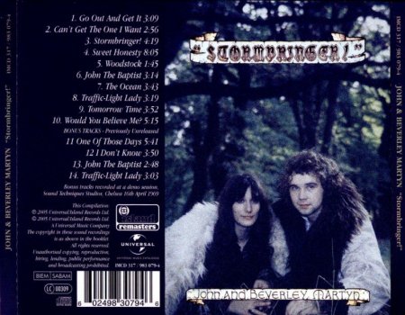 John And Beverley Martyn - Stormbringer! (1970) [2005, Remastered Expanded Edition]