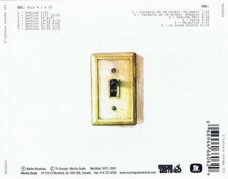 L'infonie - Vol. 333 (1972) (Reissue, 2001) 2CD Lossless