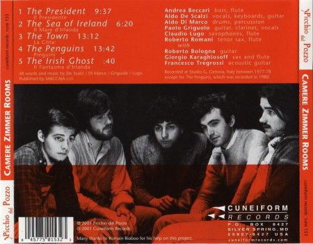 Picchio Dal Pozzo - Camere Zimmer Rooms (1977-80) (2001) Lossless