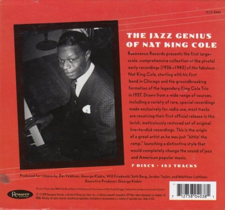 Nat King Cole - Hittin' The Ramp: The Early Years (1936-1943) (2019) Box Set 7CD Lossless