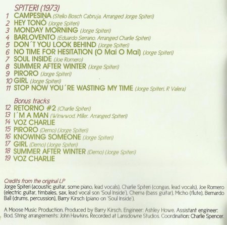 Spiteri - Spiteri (1973) (Remastered, 2010)