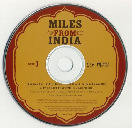 VA - Miles From India - A Celebration of the Music of Miles Davis (2008)