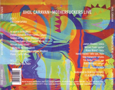 Xhol Caravan - Motherfuckers Live + Hot Buttered Xhol (1968.69) (2001) 2CD+EP Xhol Caravan - Motherfuckers Live + Hot Buttered Xhol (1968.69) (2001) 2CD+EP