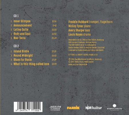 McCoy Tyner & Freddie Hubbard Quartet - Live at Fabrik, Hamburg 1986 (2022) [2CD]