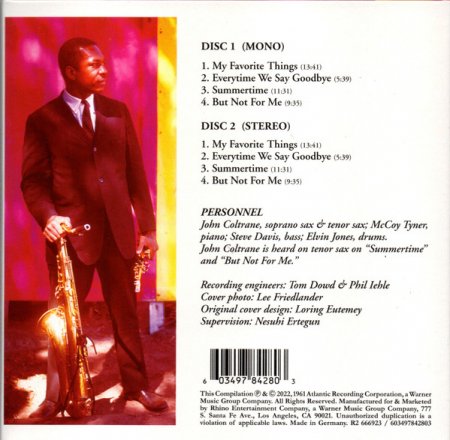 John Coltrane - My Favorite Things (1960) [60th Anniversary Deluxe Edition] (2022) [2CD] 
