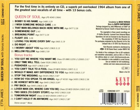 Etta James - Queen Of Soul (1964) [Expanded Edition] (2012) 