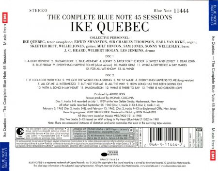 Ike Quebec - The Complete Blue Note 45 Sessions [2005] 2CD