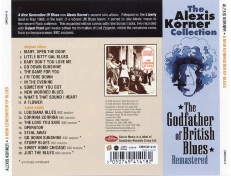 Alexis Korner - New Generation of Blues (1968)(2006) Alexis Korner - New Generation of Blues (1968)(2006)