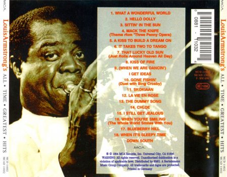 Louis Armstrong - All Time Greatest Hits (1994) Louis Armstrong - All Time Greatest Hits (1994)