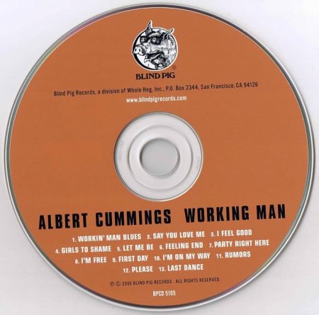Albert Cummings - Working Man (2006)
