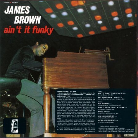 James Brown And The James Brown Band - Ain't It Funky (1970)(Japan Edition, 2007)