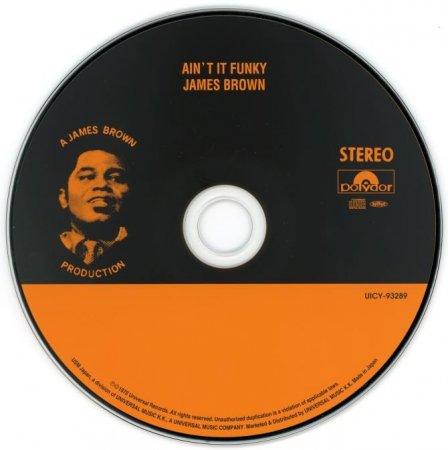 James Brown And The James Brown Band - Ain't It Funky (1970)(Japan Edition, 2007)