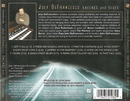 Joey DeFrancesco - Ballads And Blues (2002)