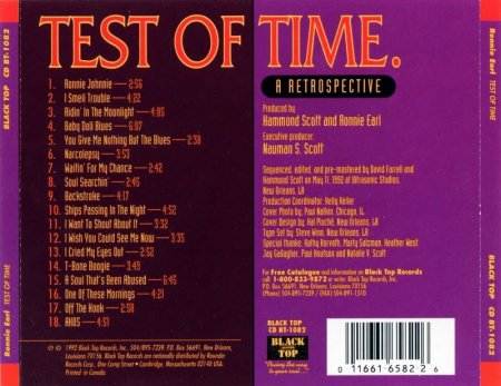 Ronnie Earl & The Broadcasters - Test Of Time (1992)