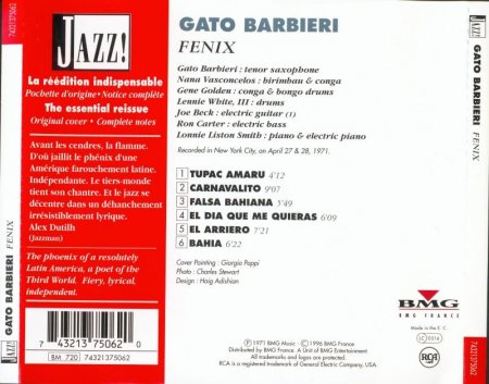 Gato Barbieri - Fenix ​​(1971)(1996)