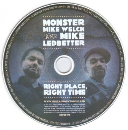 Monster Mike Welch & Mike Ledbetter - Right Place, Right Time (2017) Monster Mike Welch & Mike Ledbetter - Right Place, Right Time (2017)