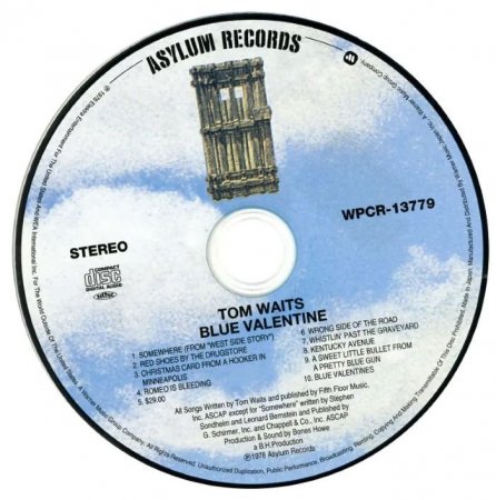 Tom Waits - Blue Valentine (1978)(Japan Edition, 2010)