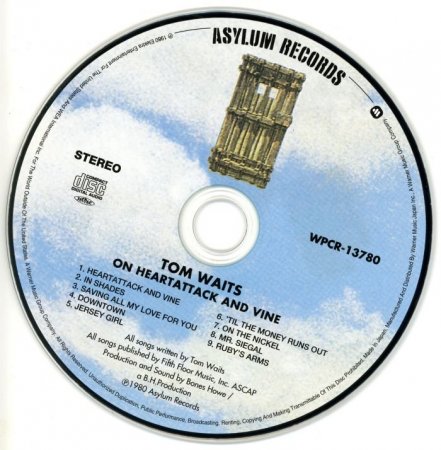 Tom Waits - Heartattack And Vine (1980)(Japan Edition, 2010)